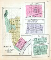 Bonner Springs, Offerle, Belpre, Lewis, Kansas State Atlas 1887